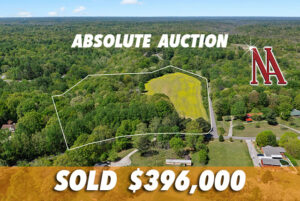 ABSOLUTE AUCTION • NO RESERVE • BEAUTIFUL 13.7+/ – ACRES OF LAND • Live On-Site, Thursday, May 16th , 2024 @ 11:00 AM