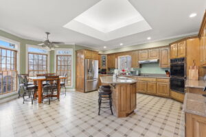 Modern kitchen with updated appliances at 1069 Windsor Drive, Gallatin, TN.