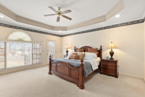 Master bedroom with ample space and natural lighting at 1069 Windsor Drive, Gallatin, TN.